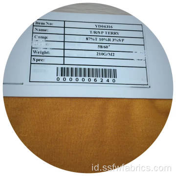 Mode Baru Elastis Terry Spandex Rayon Terylene-fabric